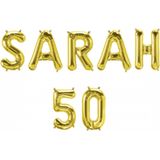 Foil balloon kit - Sarah 50