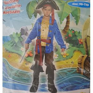 Piraat kinderkostuum 4-6 jaar - Jongens - Carnaval -Feest