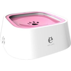 Els Pet - Drinkbak voor Honden ROZE - Waterbak - Anti Knoei - Verminderd Slobberen - Onderweg - Hond - Drinkbak - Huisdier - Water bowl