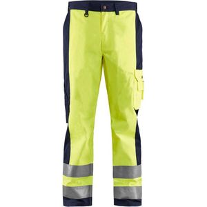 Blaklader Werkbroek High Vis 1583-1860 - High Vis Geel/Marineblauw - C150