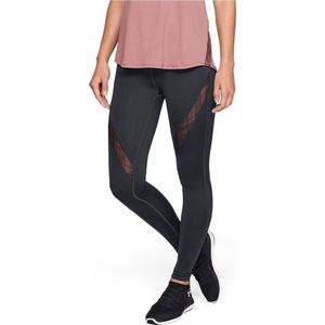 Under Armour - Misty Embroidered Legging - Zwarte Tights - XS - Zwart