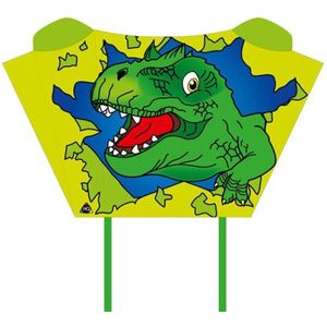 Hq Kites Vlieger Sleddy T-rex 76 Cm Polyester Groen 2-delig