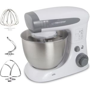 Esperanza EKM024 Mengkraan Standmixer Grijs - Handmixer - Grijs - Wit