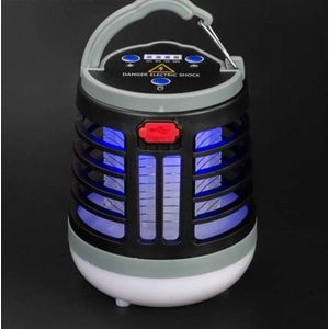 Muggenkiller Lamp voor Buiten - Elektrische Schok Insectendoder voor Tuin - Regenbestendige Muggenlamp om Muggen te Vangen