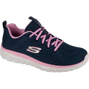 Skechers Sport Dames GRACEFUL GET CONNECTED Sneakers Dames Blauw