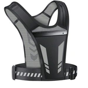 S&E Reflecterend Hardloopvest - Unisex Sportvest voor Nachtlopen – Lichtgewicht & Ademend – Verstelbaar & Veilig