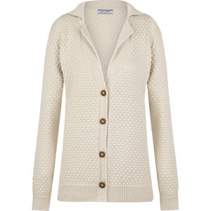 Felix Hardy Gebreid Vest - Cardigan - Katoenen Dames Beige - M