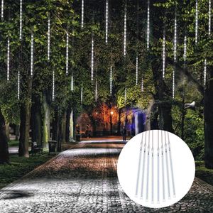 Betoverende Meteor Shower Regenlichten - 192 LED's, 8 Buizen - Waterdicht voor Halloween, Kerst, Feestjes - Buiten Sprookjeslichten voor Magische Decoratie