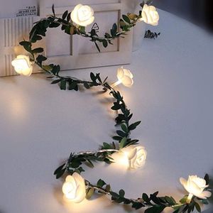 Rozenbloem LED Fairy Lights 3 meter 20 LEDs - Batterijen Outdoor Bruiloft Tuinfeest Decoratie