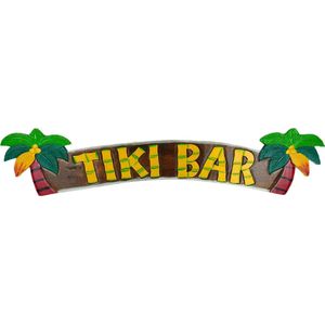 Western Deco - 100cm Aloha Tiki Bar Bord Palmen