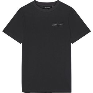 Lyle & Scott T-shirt Script - Gun metal grijs