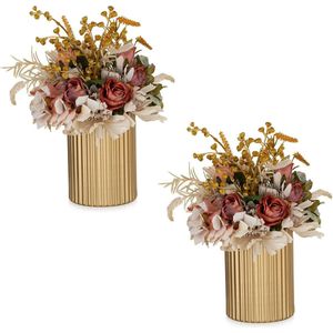 Goodivery ® Stijlvolle Gouden Vazen Set voor Feestelijke Tafeldecoratie en Interieurverrijking