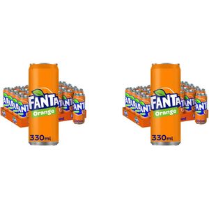 Fanta Orange - sleekcan - Duo Pack - 2x 24x33 cl - NL