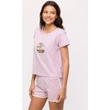 Pyjama Meisjes Woody Uni Koala Surfplank - Mauve