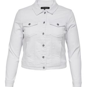ONLY CARMAKOMA CARWESPA LS JACKET WHITE DNM NOOS Dames Jas - Maat 48