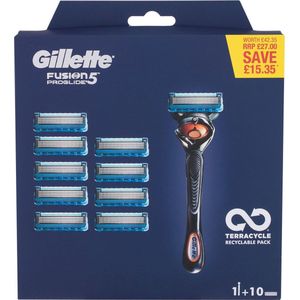 Gillette - Fusion Proglide Set - Holící strojek s náhradními břity (M)