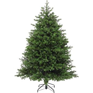 Altair Kunstkerstboom, 155 cm, klassiek groen, 419 takken, 100% PE-punten, inclusief metalen standaard