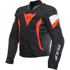Dainese Avro 5 Tex Jacket Black Red Fluo White 60 - Maat - Jas