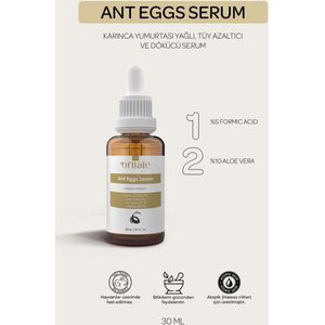 ORNATE Olie Tala Ant Egg Oil Ontharings- en HaarVerminderend MierenEieren Serum 30 ml Mierenzuur Aloë vera Kokos Olie & Sesam Olie