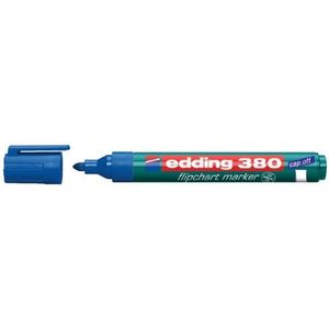 Edding 380 Viltstift - Flipchart Marker met ronde punt - 1,5-3 mm - Blauw - 10 stuks