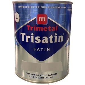 Trimetal Trisatin - 0,5 l - 13-15 m²/l - Wit - Lak