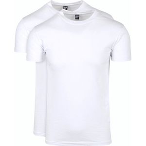Alan Red - Oakville T-shirt Wit (2Pack) - Heren - Maat XL - Body-fit