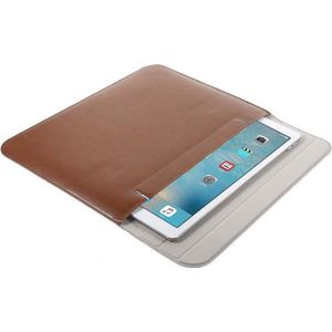 Shop4 - Geschikt voor MacBook 13 inch Air Hoes - Sleeve met Stand Bruin