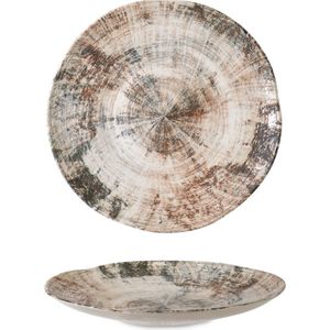 Rinart Dessertbord - Shira - Porselein - 23 cm - set van 6