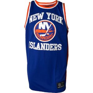 Majestic Rinco Mesh Singlet Bills Blue S New York Islanders