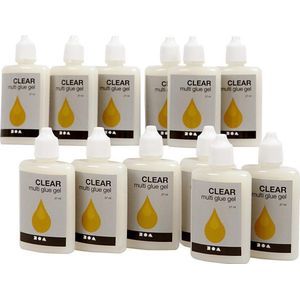 Transparante Multi Glue-gel, 12x27 ml/ 1 doos