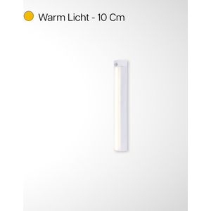 Bastix® Wandlamp Oplaadbaar - Leeslampje voor Boek - Leeslampje voor in bed - Leeslampje - Wandlamp Binnen - Wandlamp Badkamer - Draadloos - Dimbaar - Magnetisch - Warm Licht - 10CM