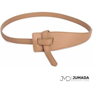 Jumada's Fashion Knoop Riem - Tailleriem - Ceintuur - Jurk Riempje - Damesriem Taille Of Heup - Meisjes - Jonge Dames - Zand