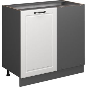 Vicco R-Line Hoekkast – 86 cm WB Marmer Wit Landhuis