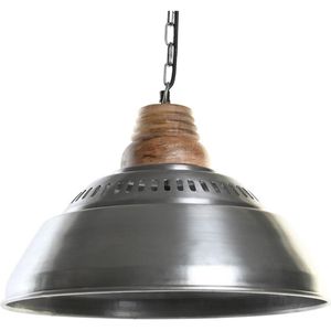 Plafondlamp DKD Home Decor Ziverachtig Bruin Ijzer Mangohout 50 W (43 x 43 x 31 cm)