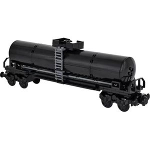bricksNblocks tankwagen treinwagon, compatibel met Lego en Mould King, 207 blokjes, met magneetkoppeling