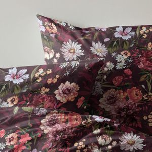 Dekbedovertrek Flanel Ezra flower - 1* 140x220 + 1* 60x70cm - Sleep Sense