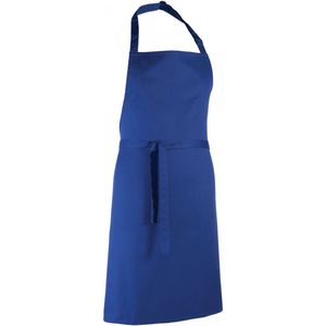 Schort/Tuniek/Werkblouse Unisex One Size Premier Royal Blue 65% Polyester, 35% Katoen