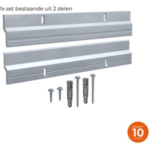 Newly stabiele ophanging voor schilderijen direct aan muur – Verstelbare ophanging – Newly Z100 Powerbar – Z-bar 100 cm