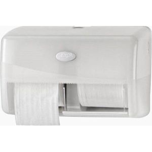 Pearl White Duo Toiletrolhouder 431003 Voor 2 Coreless Rollen (431003)