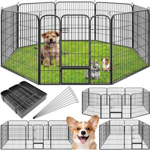 Puppyren - Hondenren - Dierenren - Puppytent - Hondenkennel - Bench - Opvouwbare Dierenbox - 80 Cm