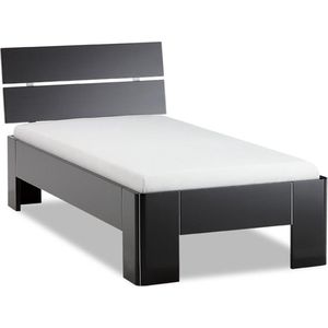Beter Bed Fresh 400 Bedframe met Hoofdbord - 90x220 cm - Zwart