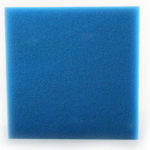 Filterschuim 50x50x3 cm middel blauw