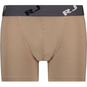 RJ Bodywear Pure Color boxer (1-pack) - heren boxer lang - zand - Maat: L