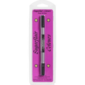Sugarflair Stift met Eetbare Inkt - Food Pen - Zwart