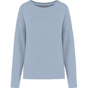 Sweatshirt Dames L/XL Kariban Ronde hals Lange mouw Aquamarine 87% Katoen, 9% Polyester, 4% Viscose