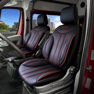 Stoelhoezen Renault Master 2024 – Heden – Miami rood – Adaptable Fit (2 losse stoelen)