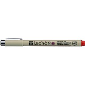 Sakura Pigma Micron 05 0,45 mm Rood S019