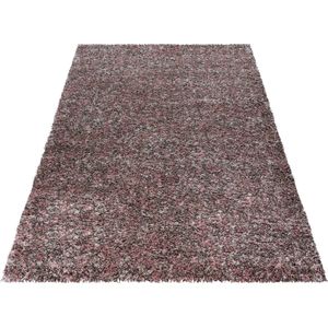 Tapijtenloods Rainbow Soft Shaggy Hoogpolig Vloerkleed Beige / Roze- 200x290 CM