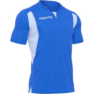 Macron Sportshirt/ T-shirt korte mouwen, Royal blauw/wit, Heren, maat M