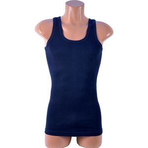 Top kwaliteit heren onderhemd - 100% katoen - Marineblauw - Maat XXL